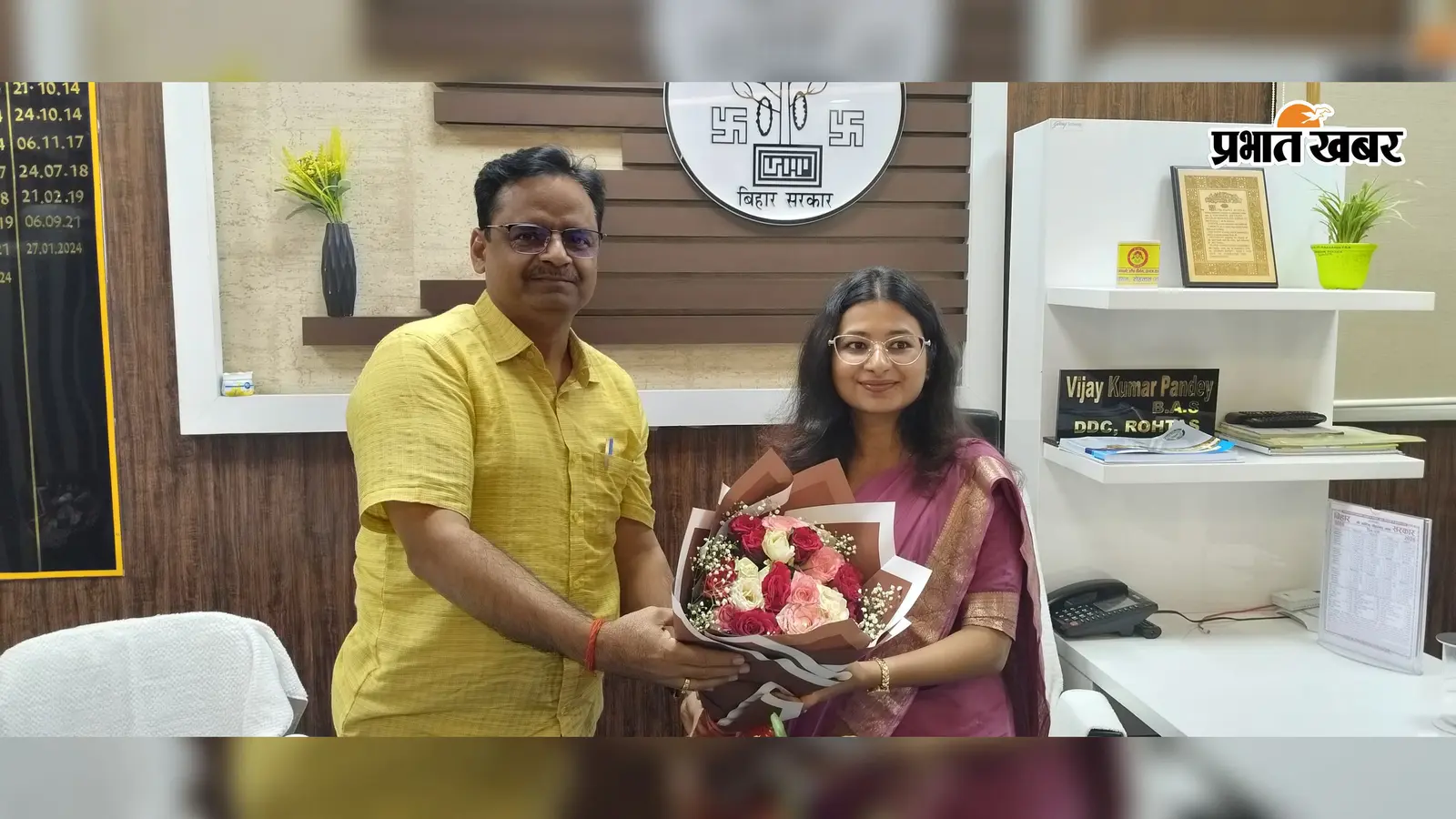 रोहतास को मिली नई DDC आकांक्षा आनंद, बोलीं- विकास योजनाओं में लाएंगे तेजी; लोग बेहिचक बताएं समस्या और सुझाव