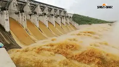 भारी बारिश के बीच तेनुघाट डैम के 3 और गेट खुले, दामोदर नदी में बढ़ा पानी का प्रवाह