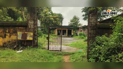 किसानों के लिए बना हटिया शेड बदहाल, झाड़ियों में गुम हुआ परिसर; सड़क किनारे लग रहा बाजार