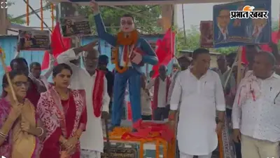 बिहटा में बाबा साहेब की नई प्रतिमा का अनावरण, पुराने मामले में दोषियों पर कार्रवाई की मांग