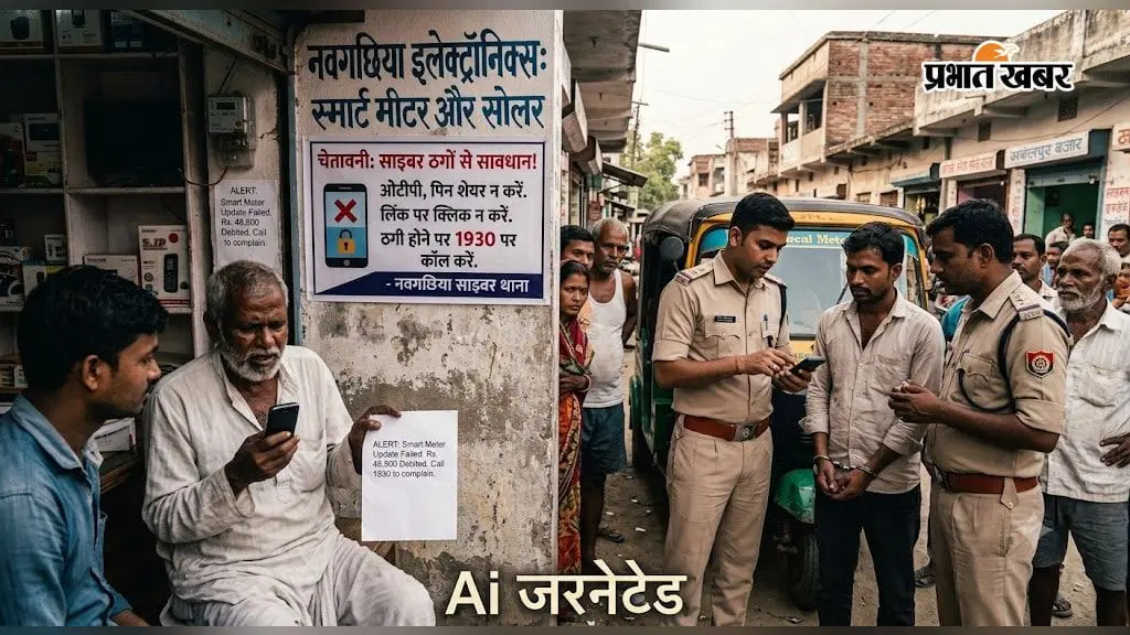 पार्सल से लेकर स्मार्ट मीटर तक... नवगछिया में साइबर ठगों ने बदला अपना पैंतरा, पैसे गायब होते ही तुरंत डायल करें यह नंबर