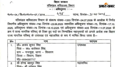 नीतीश कुमार के बॉडीगार्ड रहे हरेंद्र बहादुर सिंह को मिली बड़ी जिम्मेदारी, बने नागरिक परिषद के महासचिव