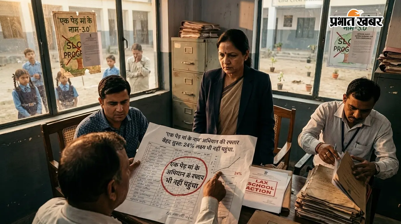 'एक पेड़ मां के नाम' अभियान की रफ्तार बेहद सुस्त, 24% भी नहीं पहुंचा लक्ष्य, लापरवाह स्कूलों पर कार्रवाई की तैयारी