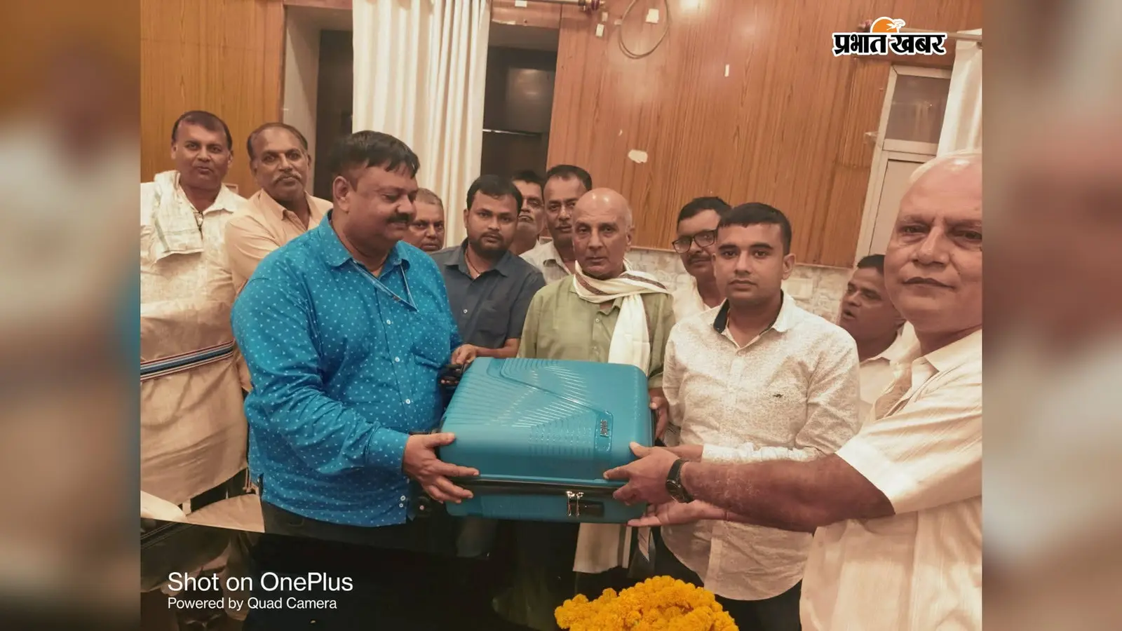 मुजफ्फरपुर नगर निगम के तीन कर्मियों की सेवानिवृत्ति पर विदाई समारोह, सम्मान के साथ दी गई विदाई