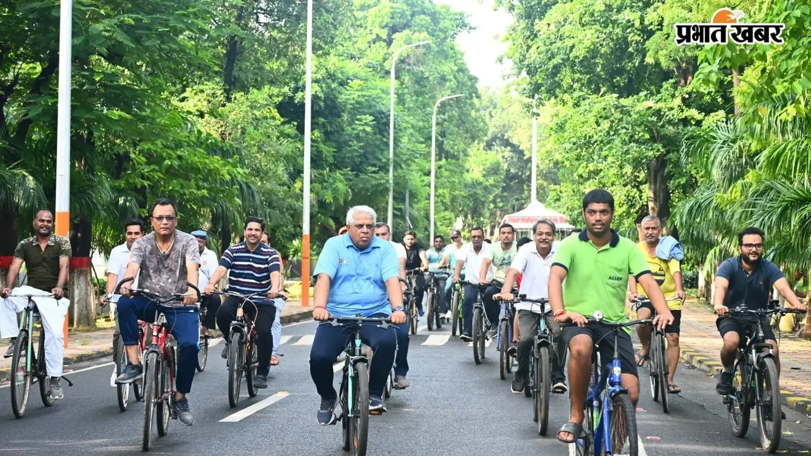 राष्ट्रीय खेल दिवस पर बरौनी रिफाइनरी में साइक्लोथॉन, 75 प्रतिभागियों ने लिया हिस्सा