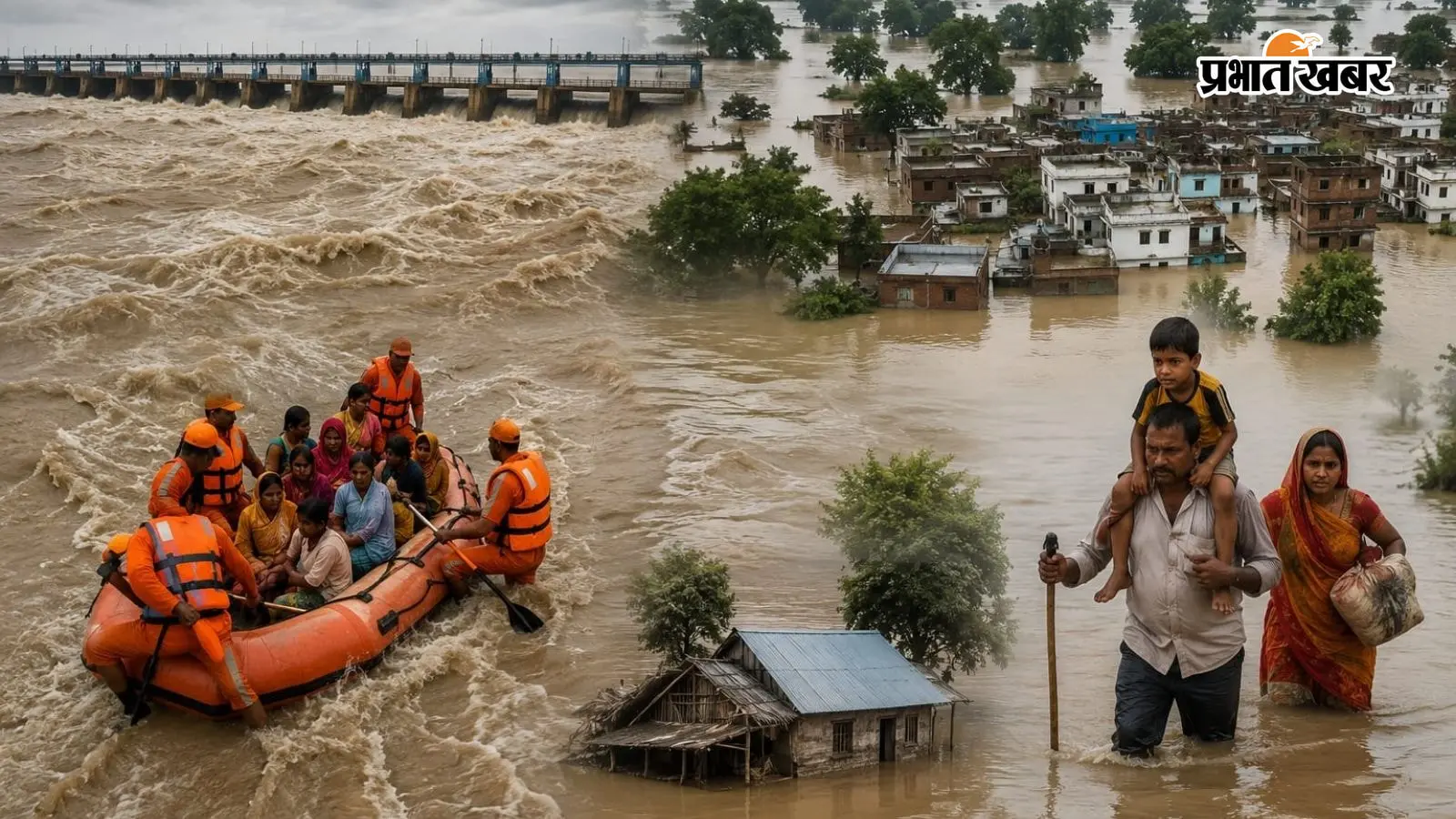 UP Flood: यूपी में बाढ़ का खतरा फिर बढ़ा, गंगा-यमुना से लेकर घाघरा-गंडक तक उफान, इन जिलों में अलर्ट, गांवों पर मंडरा रहा संकट