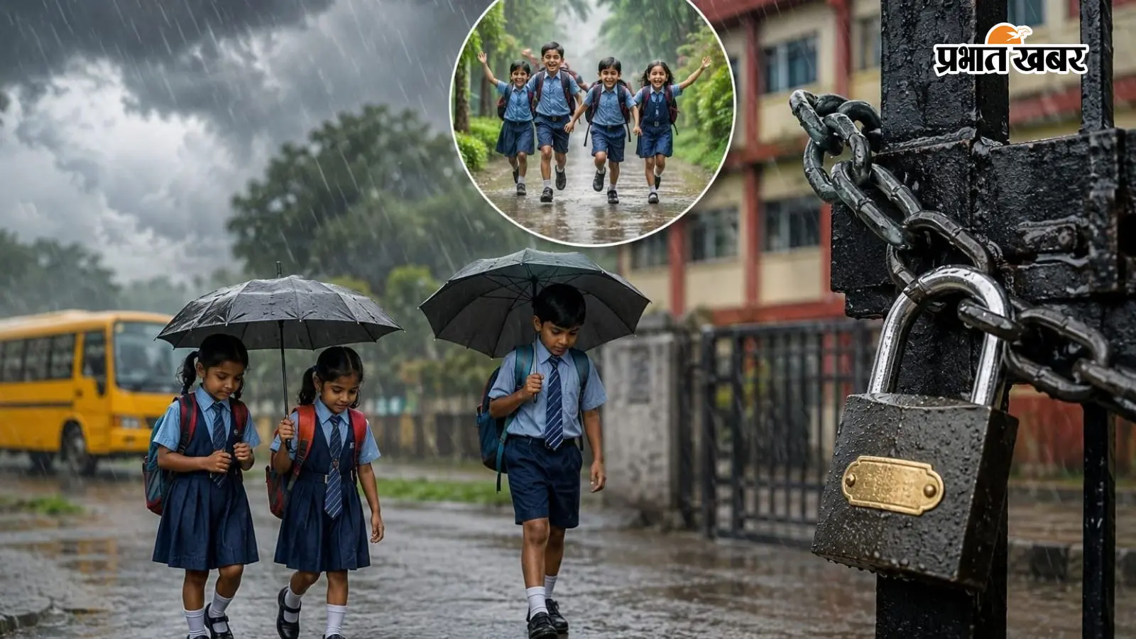 UP School Closed: भारी बारिश के बीच यूपी में स्कूल बंद, कक्षा 8 तक के बच्चों के लिए बड़ा अपडेट, जानें किन जिलों में छुट्टी