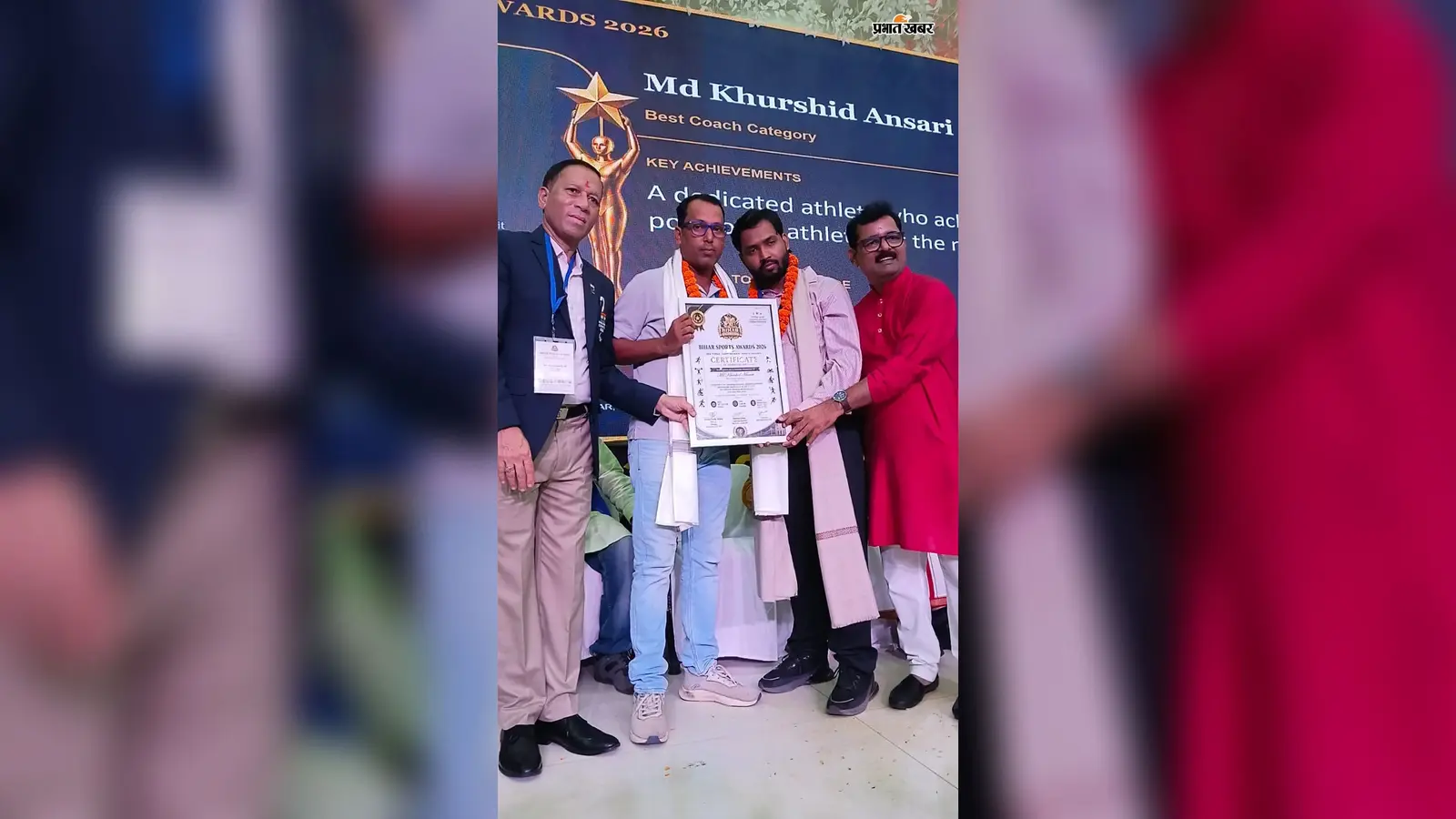 सहरसा के खुर्शीद अंसारी को बिहार स्पोर्ट्स अवार्ड्स 2026, बैडमिंटन प्रतिभाओं को तराशने के समर्पण का मिला सम्मान