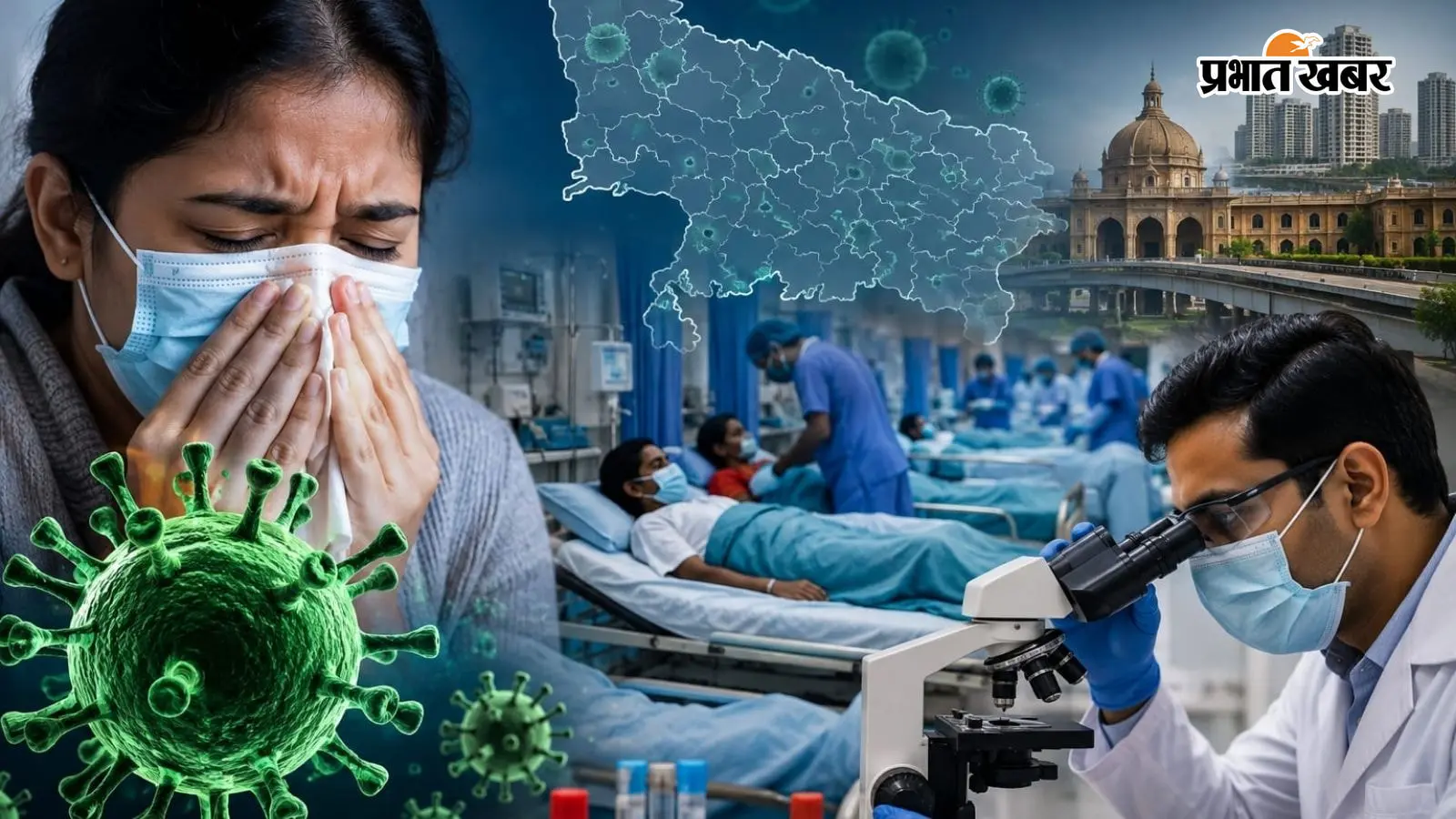 UP Swine Flu: यूपी में स्वाइन फ्लू ने बढ़ाई चिंता, 57 जिलों में 551 मरीज, लखनऊ से नोएडा तक स्वास्थ्य विभाग अलर्ट