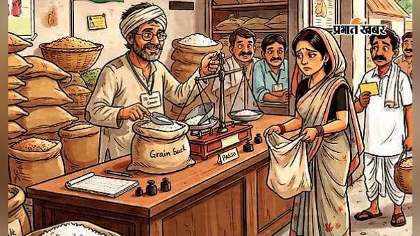ग्रीन कार्डधारियों का राशन कहां अटका? पोर्टल पर सिर्फ 48%, विभाग का दावा 90% वितरण पूरा