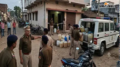 कोडरमा में होटल पर पुलिस की छापेमारी, भारी मात्रा में महुआ शराब बरामद; संचालक फरार