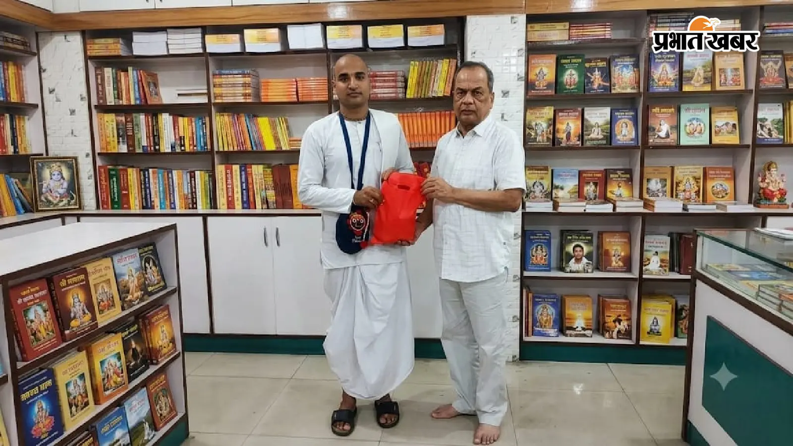 रामगढ़ में जन्माष्टमी पर शांतिधारा फाउंडेशन ने की 54 किलो चावल की सेवा