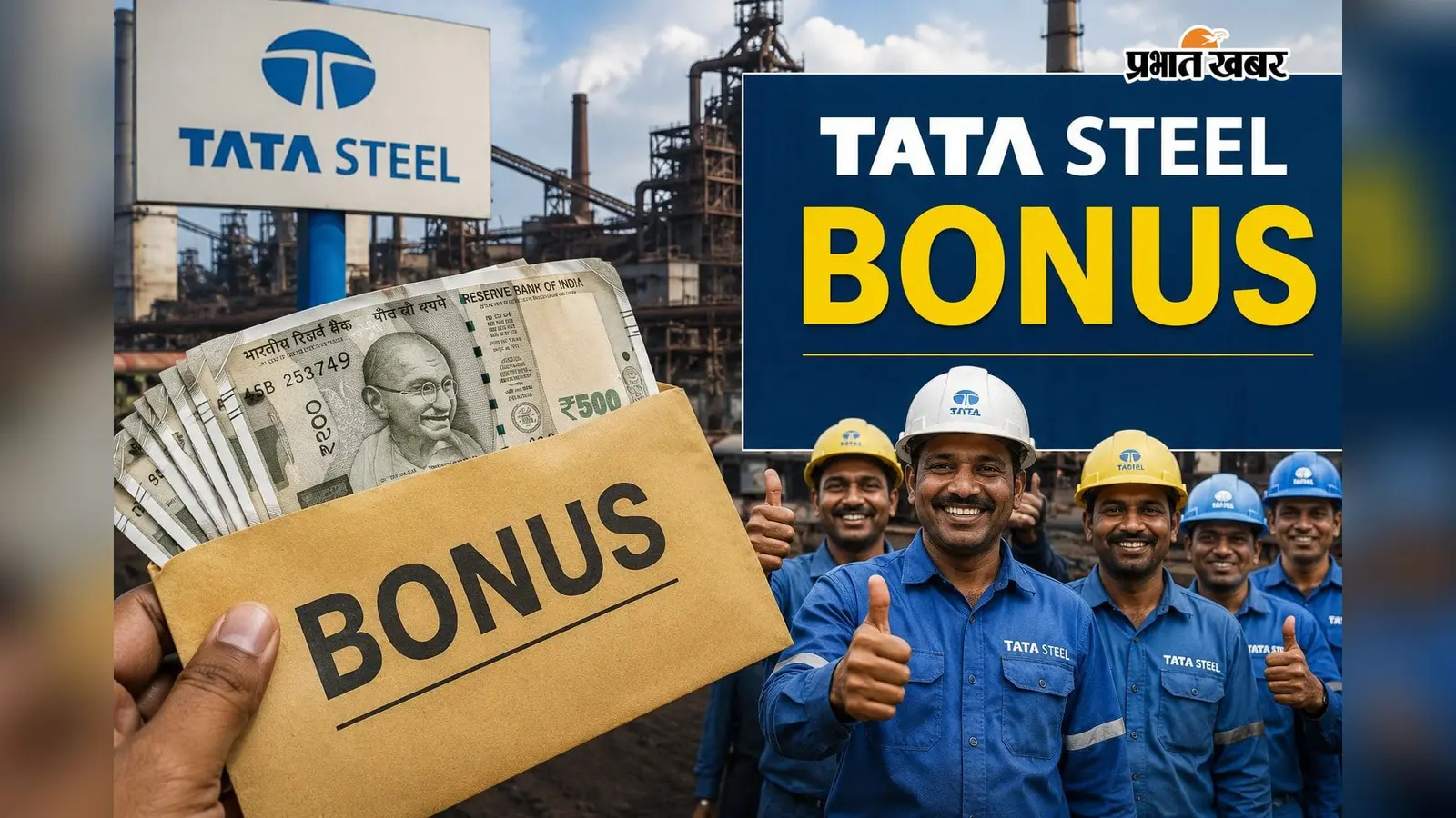 Tata Steel Bonus: बोनस पर आज से बातचीत! कितनी होगी राशि, कर्मचारियों की टिकी निगाहें