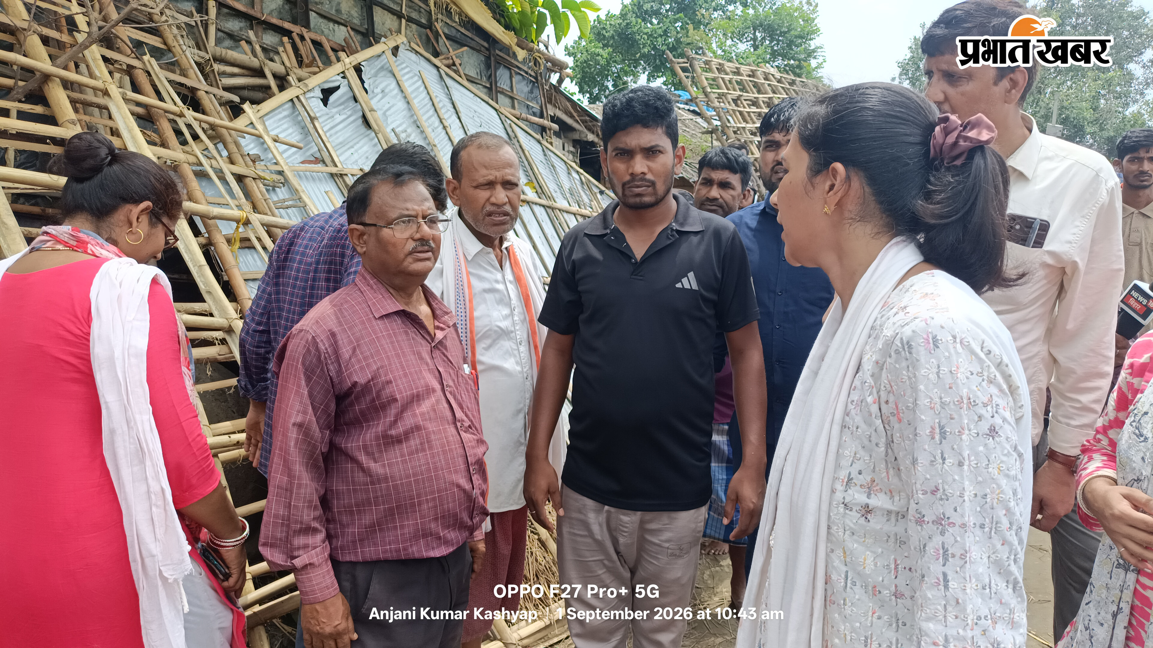 गंगा का रौद्र रूप: राघोपुर में 100 साल पुराना चैती दुर्गा मंदिर नदी में समाया | Prabhat Khabar Network