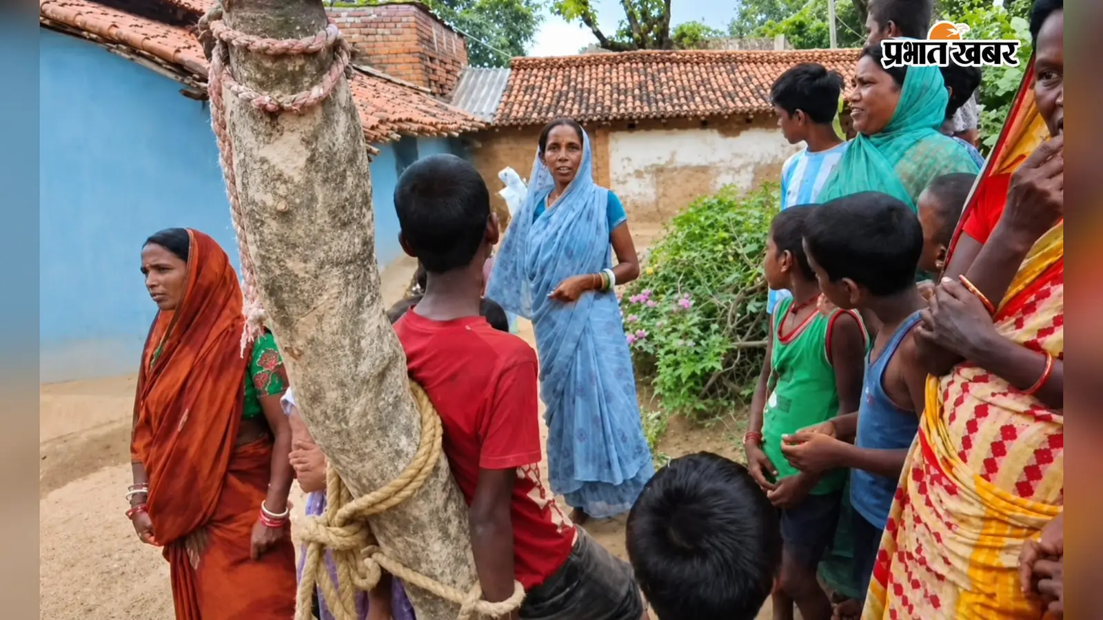 मोबाइल चोरी के शक में नाबालिग से बर्बरता,पेड़ से बांधकर की पिटाई