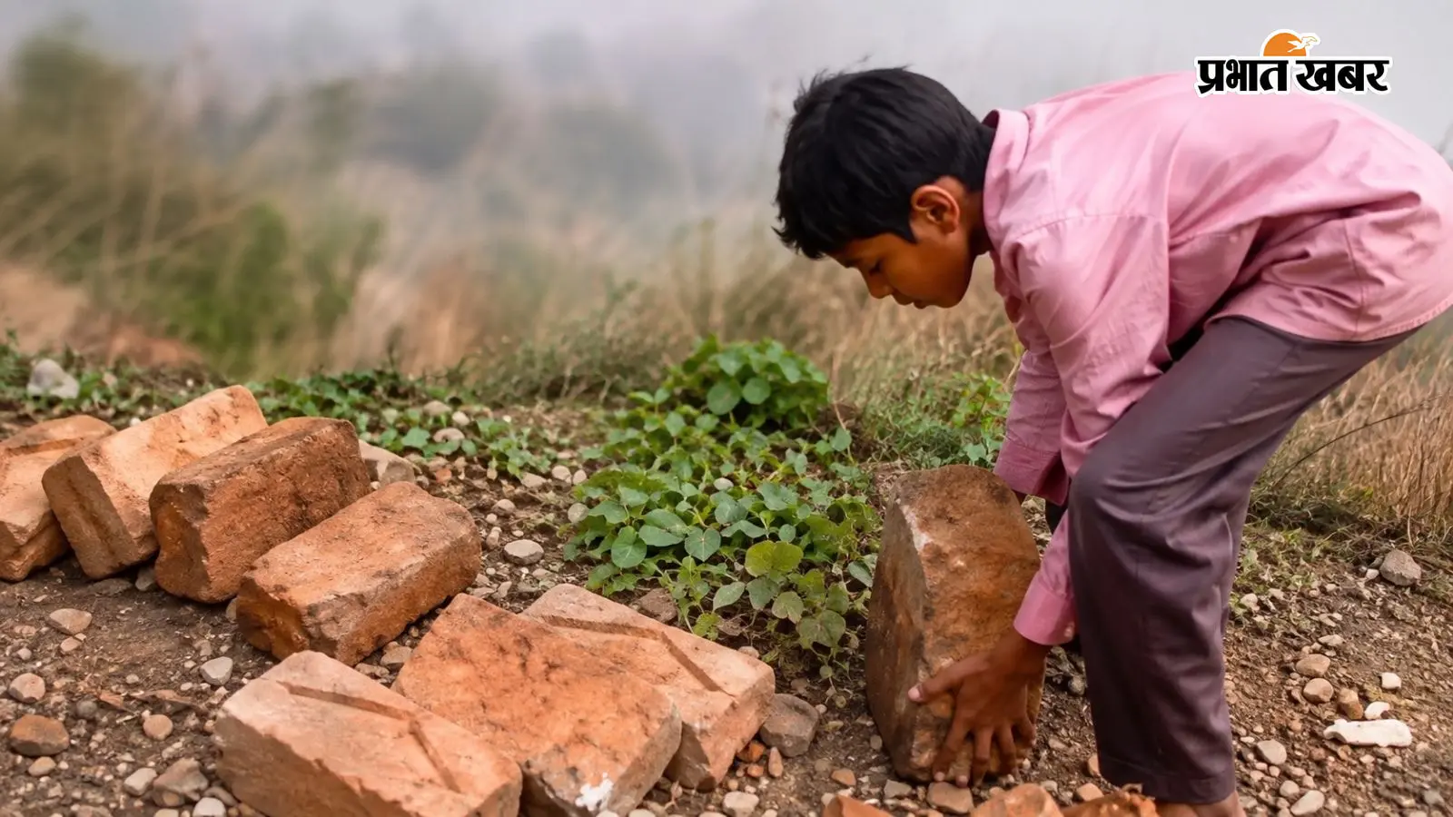 जिन हाथों में होनी चाहिए थीं किताबें, उनमें थमा दीं ईंटें! सोनभद्र के स्कूल का VIDEO वायरल, प्रधानाध्यापिका को नोटिस