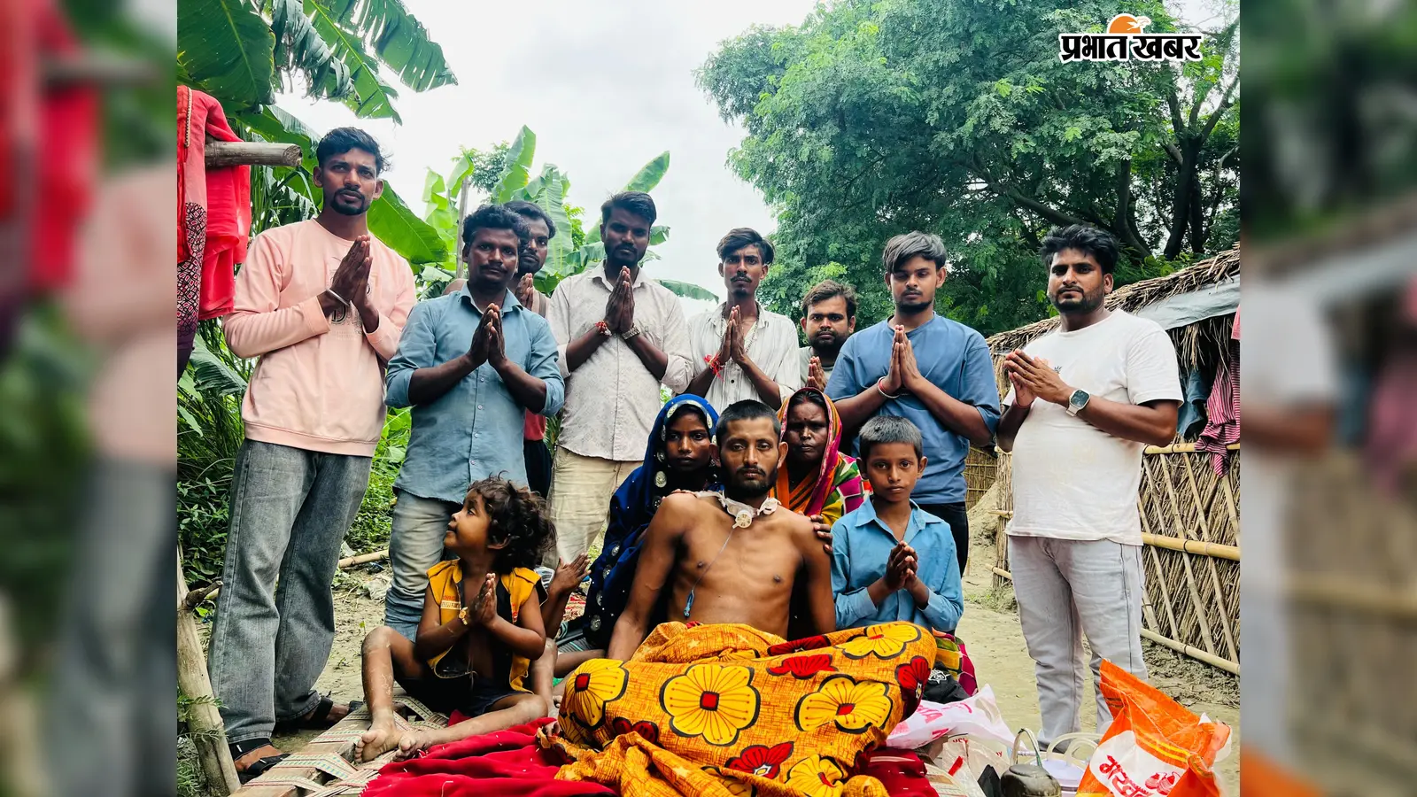 अहमदाबाद से लौटा तो खाट पकड़ ली जिंदगी, अब तीन बच्चों के सामने दो वक्त की रोटी का संकट