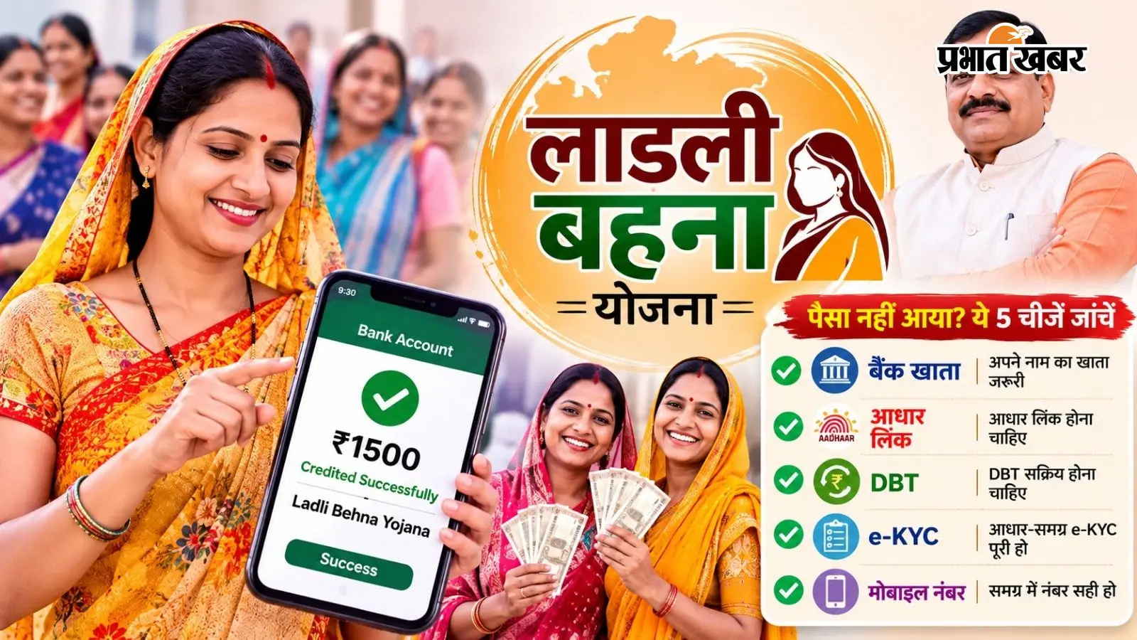 Ladli Behna Yojana: खाते में पैसे नहीं आए तो तुरंत चेक करें ये 5 चीजें, MP की महिलाओं के लिए काम की खबर