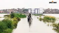 बक्सर: गंगा के उफान से चौसा में बाढ़ का खतरा गहराया, हाईवे पर चढ़ा पानी; दर्जनों घरों में घुसा बाढ़ का पानी