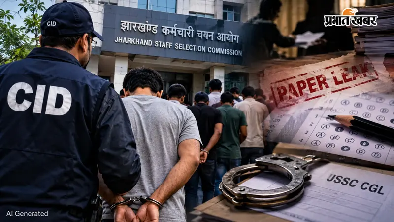 CID ने की 20 संदिग्धों से पूछताछ, अब तक 8 अभ्यर्थी गिरफ्तार(AI Generated)