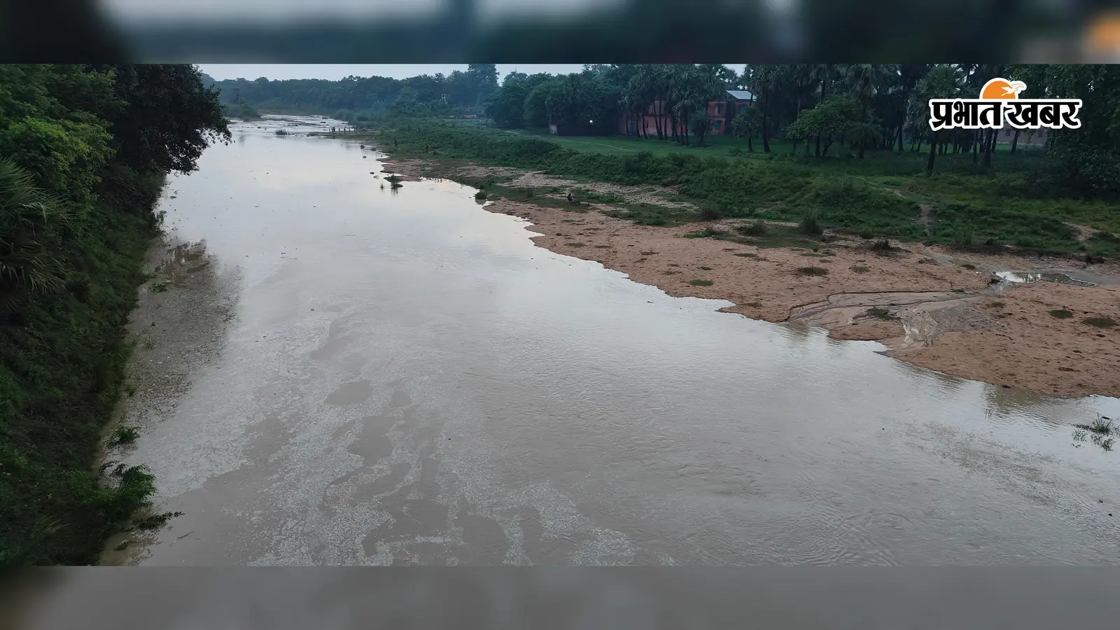 बिहारशरीफ के बिंद में जिराइन नदी में आया पानी, किसानों के चेहरे पर लौटी खुशी