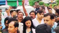 महुआ मोइत्रा को भीड़ ने घेरा, लगे ‘गो बैक’ के नारे, काले झंडे दिखाये गये, टीएमसी सांसद का आरोप- कार पर हुआ हमला