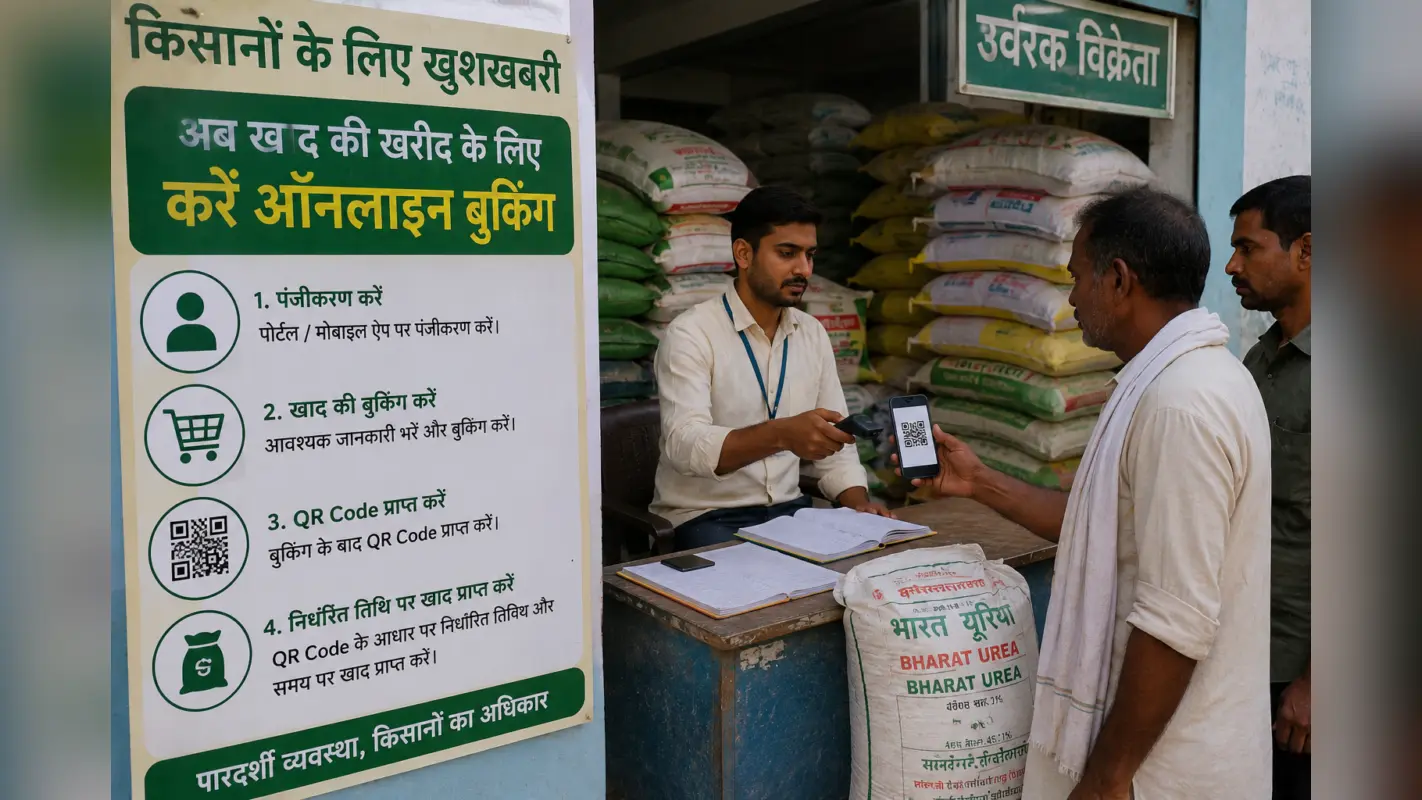 दरभंगा: अब खाद के लिए नहीं लगानी होगी लंबी कतार, ऑनलाइन बुकिंग के बाद QR कोड से मिलेगा उर्वरक