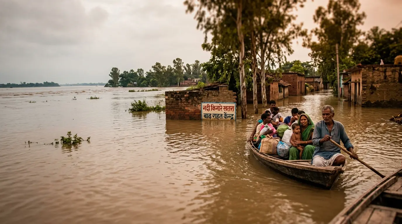 UP Flood Alert: यूपी में बाढ़ का डबल अटैक! गंगा-यमुना समेत कई नदियां उफान पर, 11 हजार हेक्टेयर जमीन जलमग्न