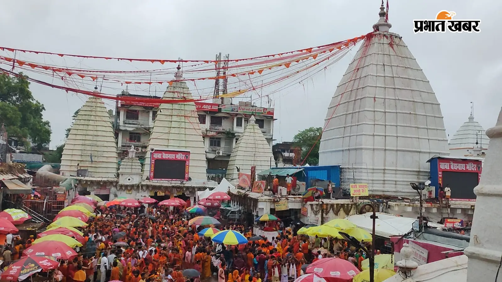 बम- बम बोल रहा देवघर... सावन के बाद अब भादो मेले में कावरियों का उमड़ा सैलाब