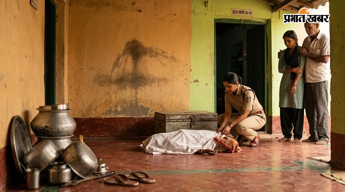 दहेज के लिए विवाहिता की गला दबाकर हत्या, घर छोड़कर ससुराल वाले फरार