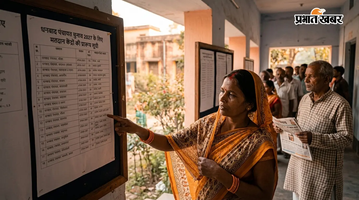 धनबाद में पंचायत चुनाव 2027 की तैयारी तेज, सभी मतदान केंद्रों की प्रारूप सूची जारी