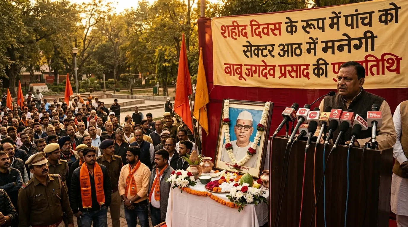 शहीद दिवस के रूप में पांच को सेक्टर आठ में मनेगी बाबू जगदेव प्रसाद की पुण्यतिथि