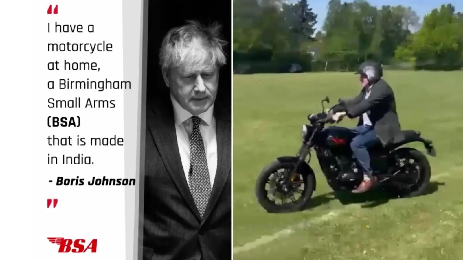 UK के पूर्व PM बोरिस जॉनसन चलाते दिखे Made in India बाइक, आनंद महिंद्रा ने शेयर किया वीडियो