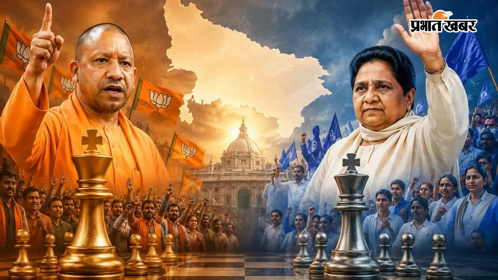UP Politics: 2027 में किसका होगा यूपी? BJP की हैट्रिक, मायावती का बाउंसबैक या कांग्रेस की वापसी?