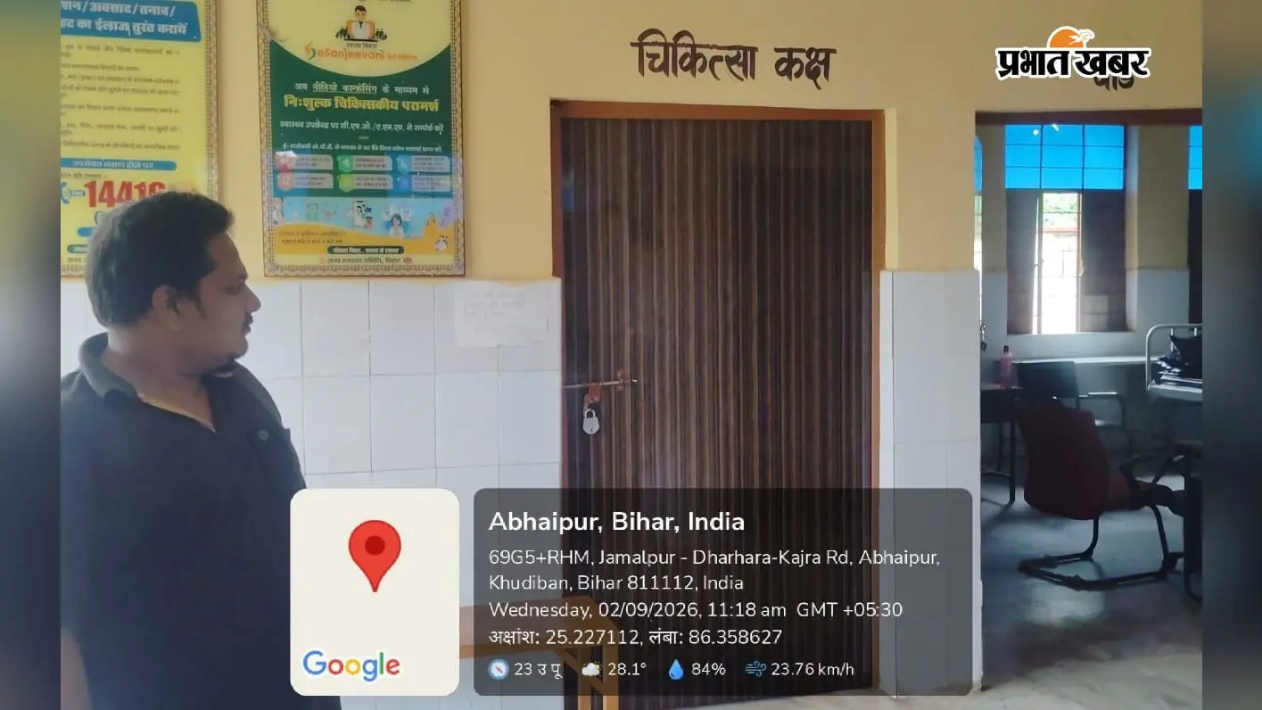 अभयपुर एपीएचसी में डॉक्टर रिटायर हुए तो लटक गया ताला, इलाज के लिए भटक रहे मरीज