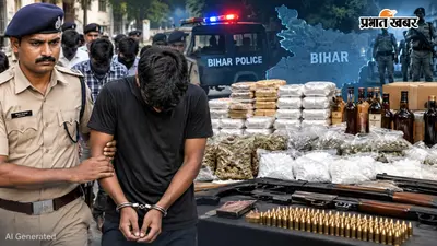 बिहार में 24 घंटे का मेगा ऑपरेशन, 1142 वांटेड अपराधी गिरफ्तार, हथियार-शराब और 359 किलो से ज्यादा ड्रग्स बरामद