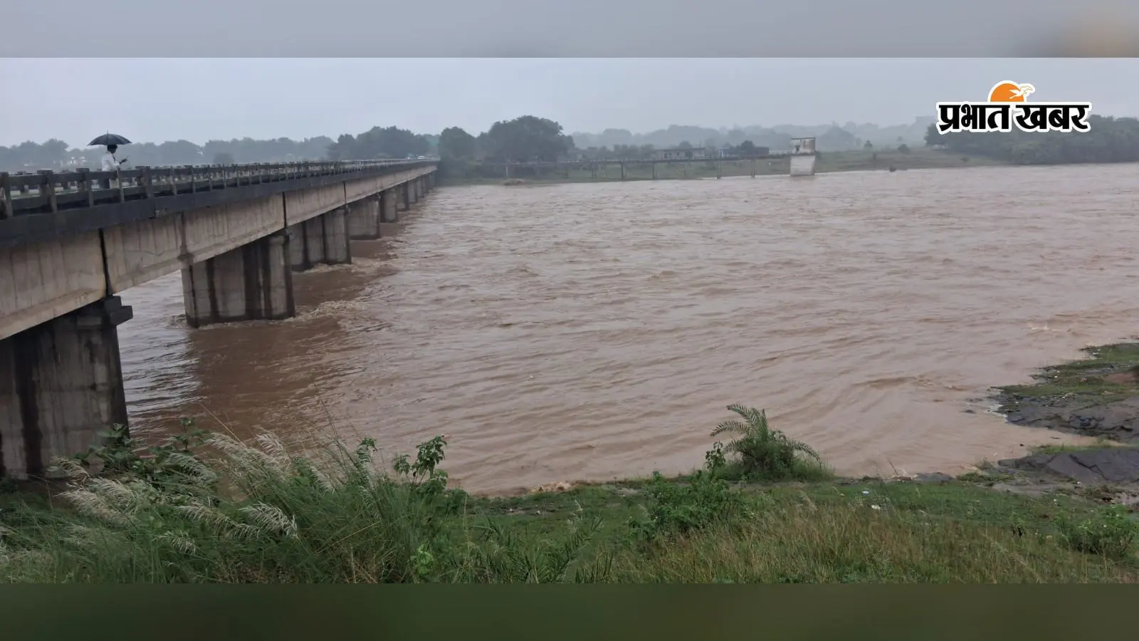 सूखने लगी थी सुंदर नदी, 3 दिन की बारिश ने बदल दी तस्वीर;जाल लेकर पहुंचे लोग