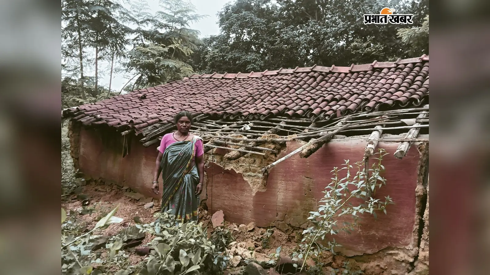 तीन दिन की बारिश से जनजीवन अस्त-व्यस्त, कच्चे मकानों पर मंडराया खतरा