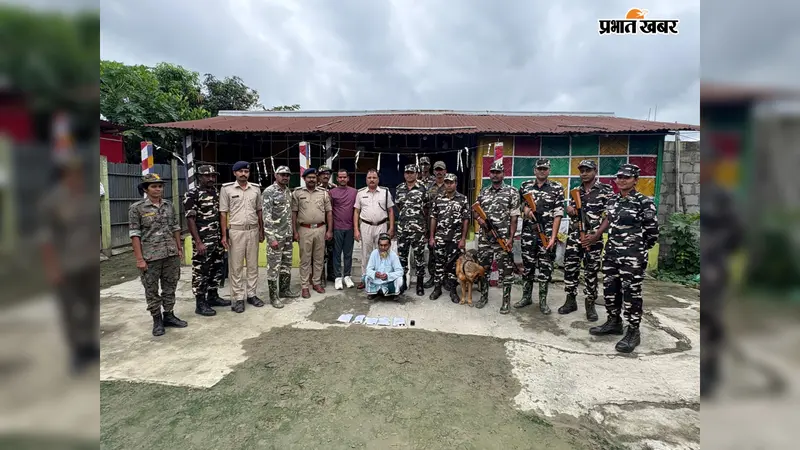 इंडो-नेपाल बॉर्डर पर बड़ी कार्रवाई: स्निफर डॉग ने सूँघकर पकड़ा 952 ग्राम ब्राउन शुगर, 60 वर्षीय बुजुर्ग हिरासत में