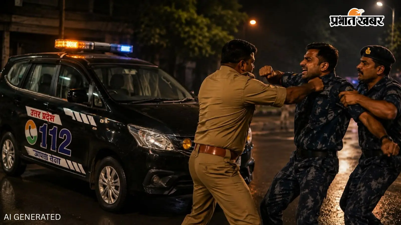 'पहले मैं लूंगा...' फिर सड़क बना अखाड़ा, डायल-112 और PAC जवानों में जमकर चले लात-घूंसे, SSP ने लिया एक्शन, VIDEO वायरल