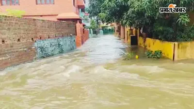 लगातार बारिश से बोलपुर शहर की सड़कें जलमग्न, उदयनपल्ली समेत कई वार्डों में बाढ़ जैसे हालात
