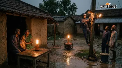 पथरगामा में बारिश के बीच पूरी रात अंधेरा:सुबह भी बिजली की आंख-मिचौली,फीडर फॉल्ट ने बढ़ायी परेशानी