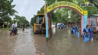 बारिश ने खोली बक्सर नगर निगम के जल निकासी की पोल, स्टेशन रोड, पीसी कॉलेज और नई बायपास पर जलजमाव
