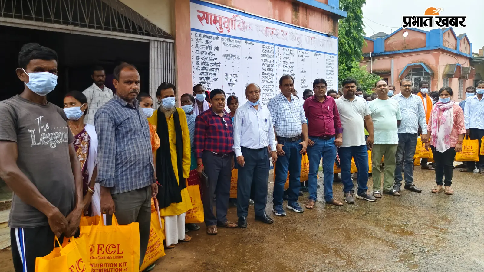 70 टीबी मरीजों के बीच बंटा पोषाहार, नियमित दवा के साथ पौष्टिक खान-पान पर जोर