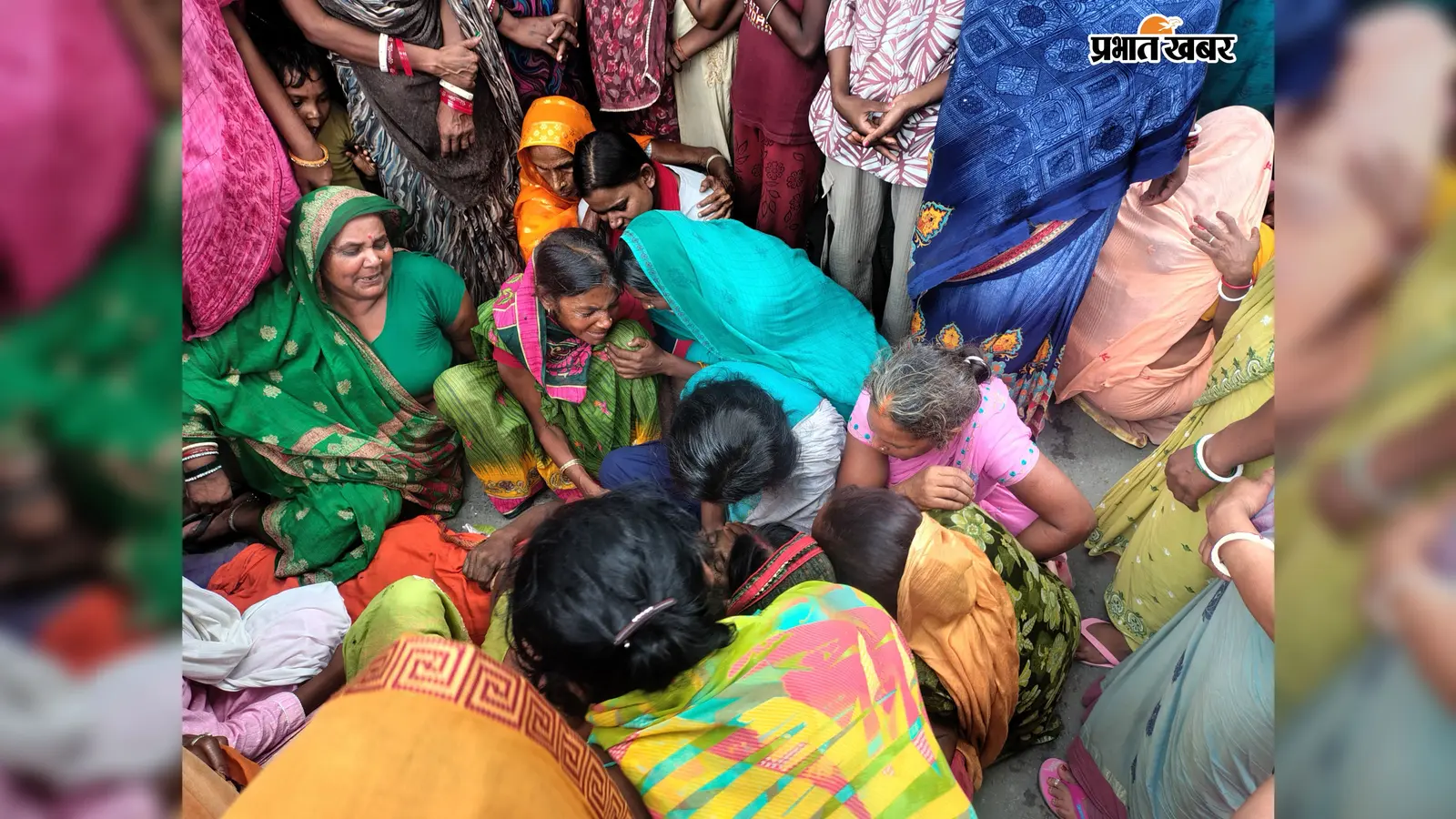 वैशाली के राजापाकर में ट्रक की ठोकर से मजदूर की मौत, मुआवजे की मांग पर चार घंटे सड़क जाम