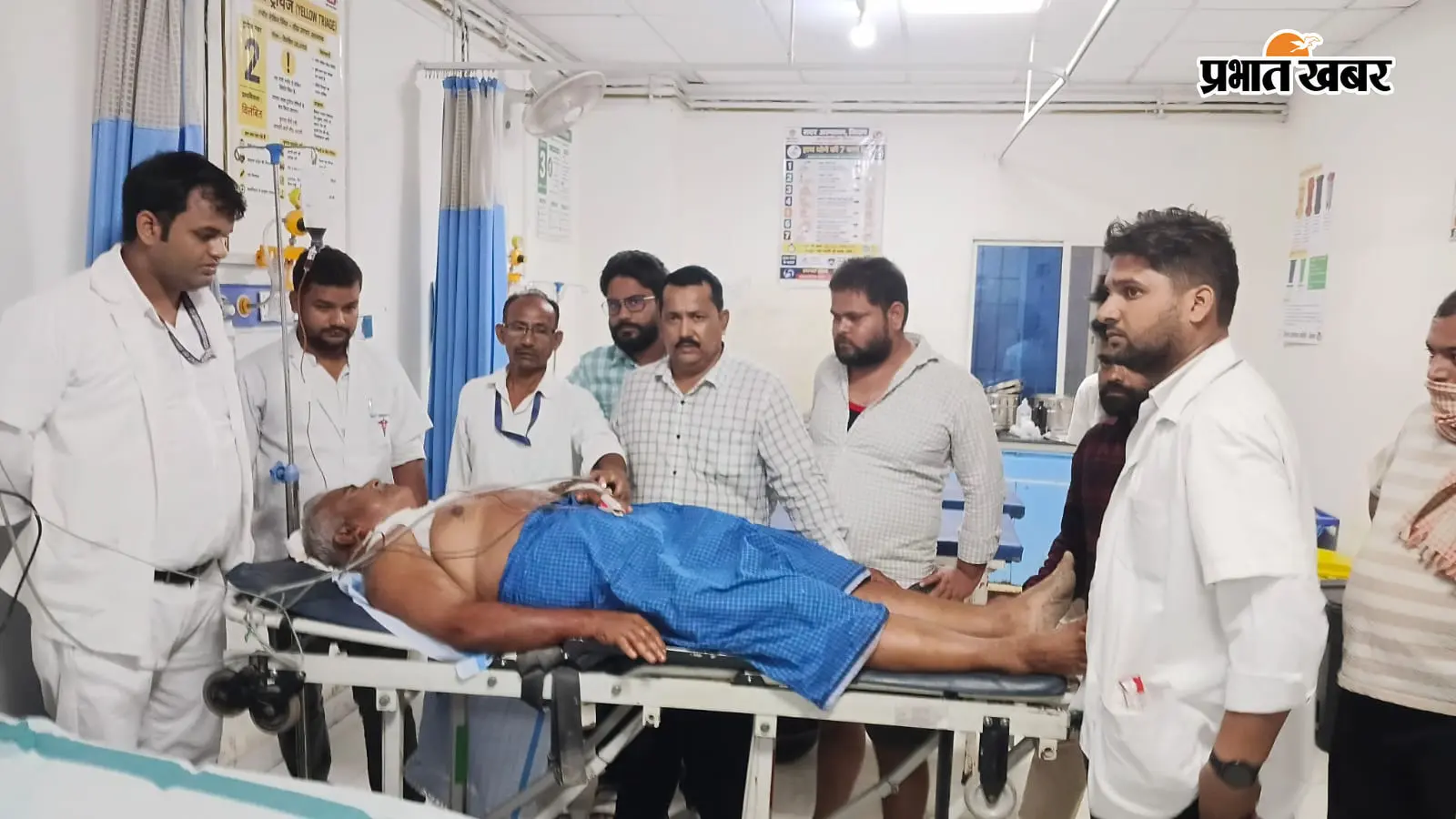 सीवान के रघुनाथपुर में निजी विवाद को लेकर वृद्ध को दिनदहाड़े मारी गोली, दो हमलावरों ने की फायरिंग