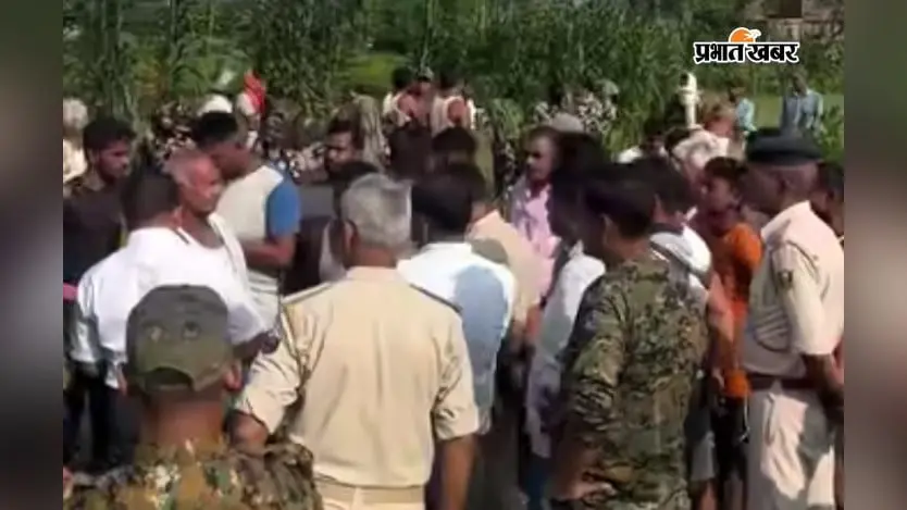 समस्तीपुर में 132 केवी हाई वोल्टेज टावर लाइन का भारी विरोध, ग्रामीणों के हंगामे के बाद काम रुका