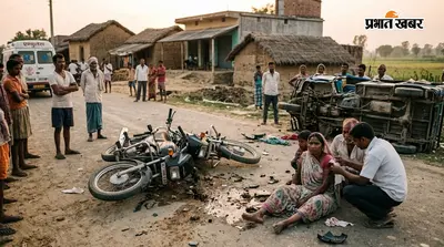 अरवल में पहले बाइकें भिड़ीं, फिर टेंपो-बाइक में टक्कर, पांच घायल, दो पटना रेफर