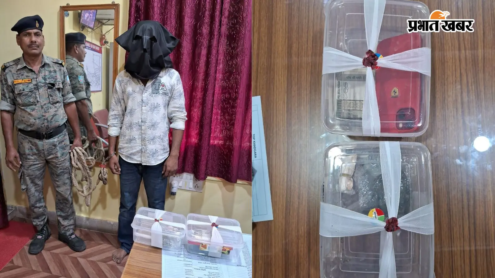 ब्राउन शुगर और गांजा लेकर घूम रहा था तस्कर, रांची पुलिस ने दबोचा; iPhone समेत कई सामान बरामद