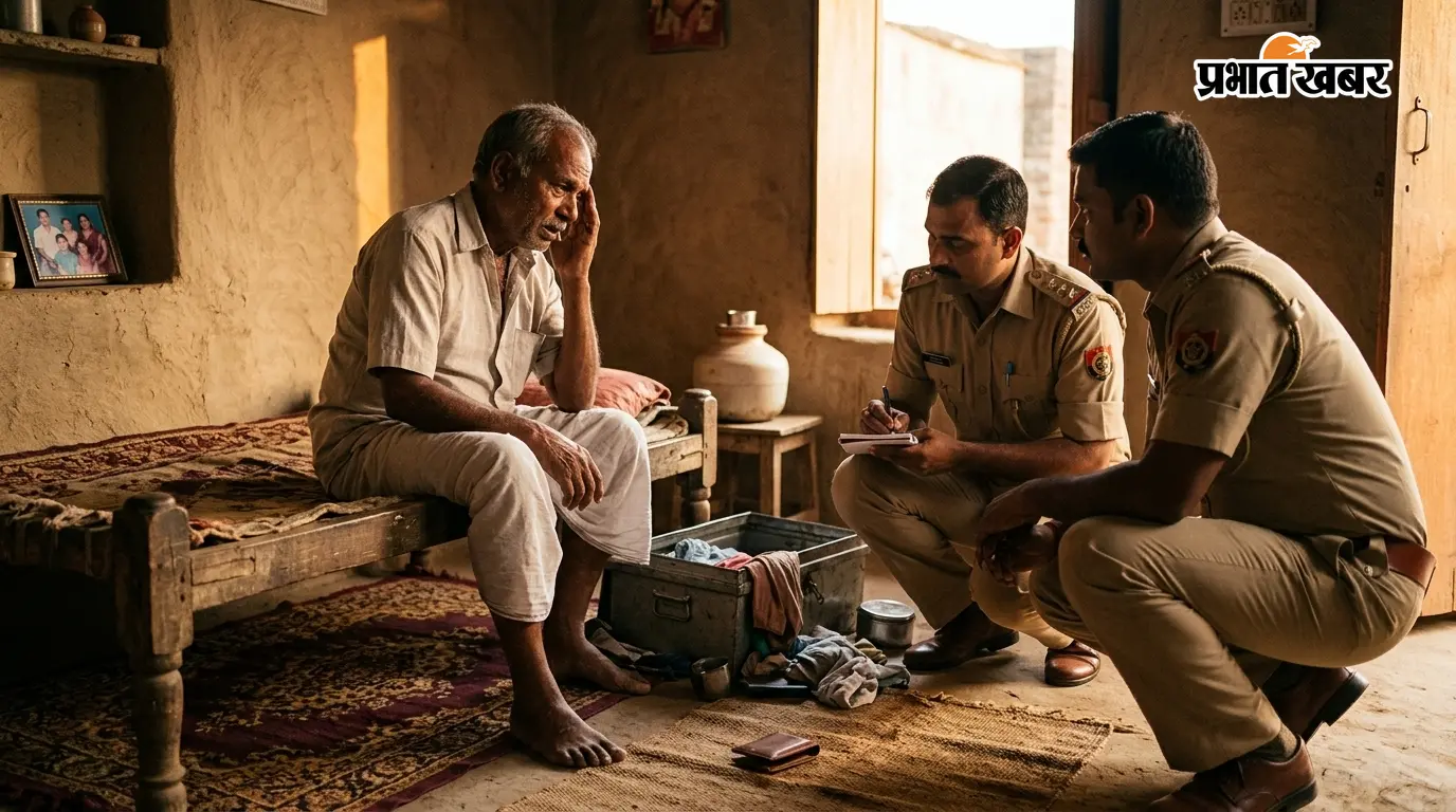 गिरिडीह में 69 वर्षीय बुजुर्ग से मारपीट, पिस्तौल दिखाकर आभूषण व नकदी छीनने का आरोप